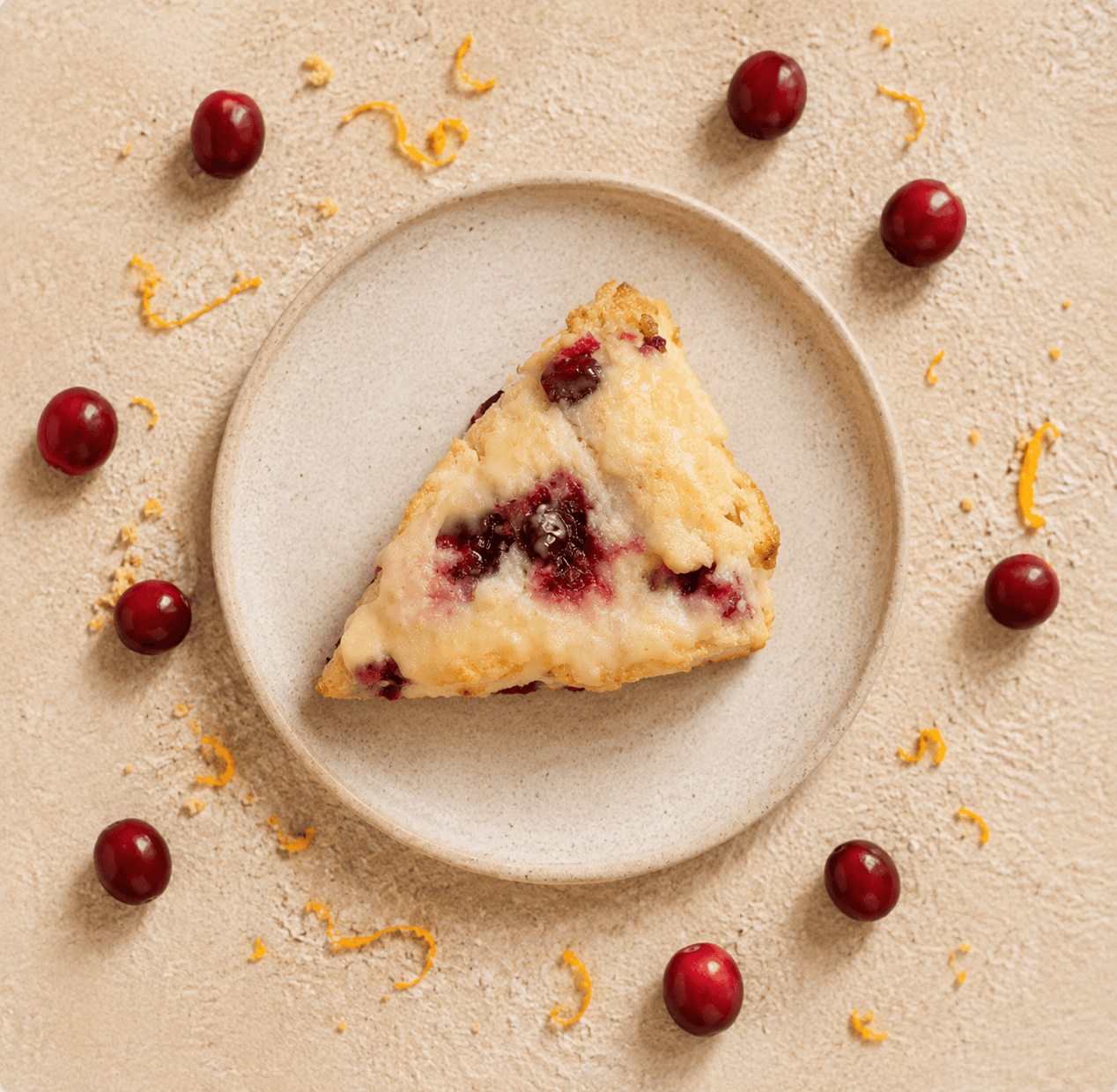 Cranberry Orange Scone