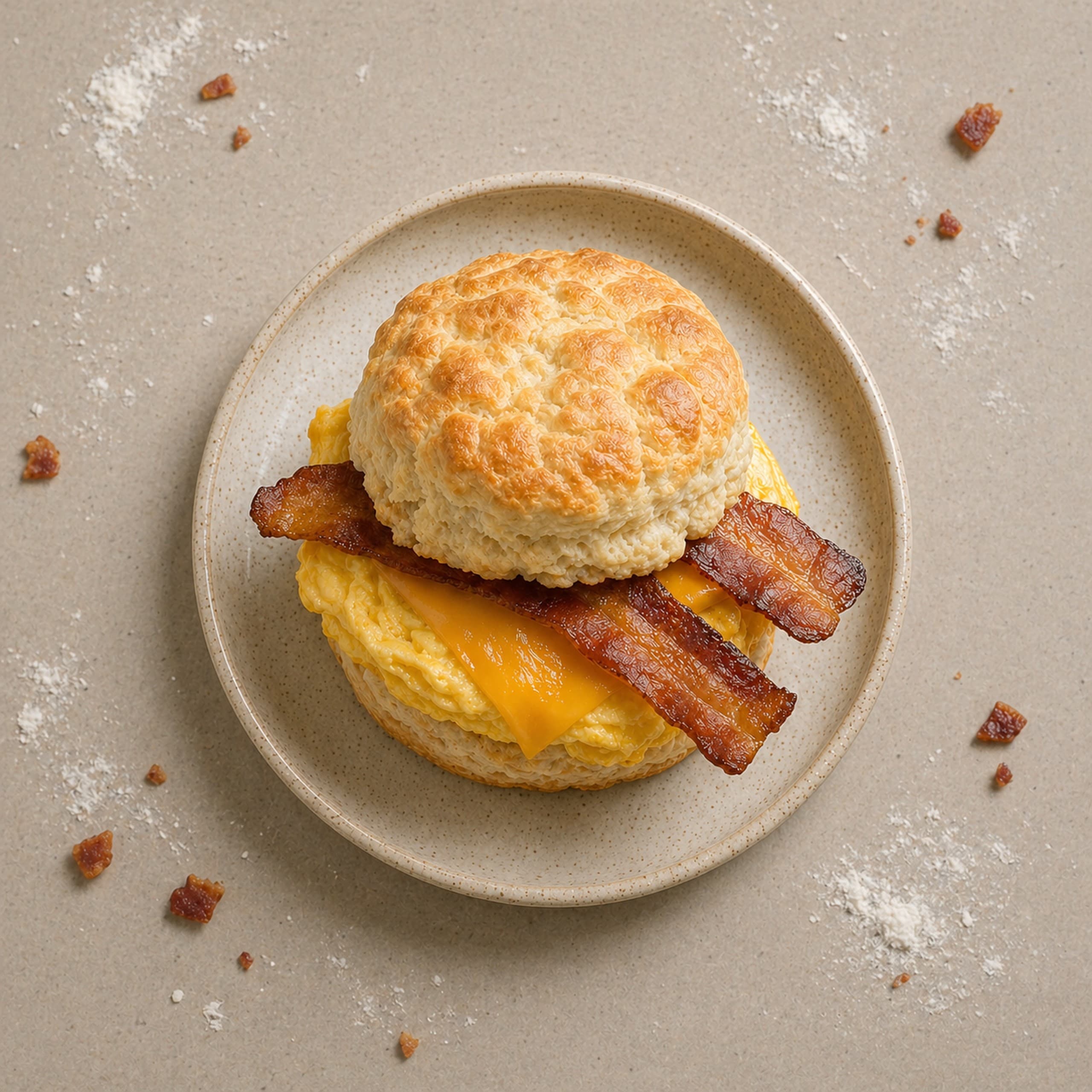 Bacon - Biscuit With Egg & Cheese